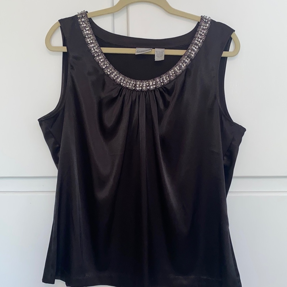 Chico’s Embellished Top - Chico’s size 3 (14-16)
